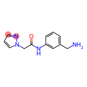 N-[3-(aminomethyl)phenyl]-2-(1H-pyrazol-1-yl)acetamide