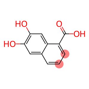 1-Naphthalenecarboxylic acid, 6,7-dihydroxy- (9CI)