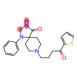 1,3,8-Triazaspiro[4.5]decan-4-one,8-[4-oxo-4-(2-thienyl)butyl]-1-phenyl-