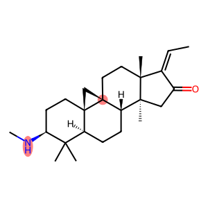 3β-(Methylamino)-4,4,14-trimethyl-9,19-cyclo-5α-pregn-17(20)-en-16-one