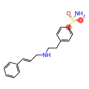 4-[2-(cinnamylamino)ethyl]benzenesulfonamide