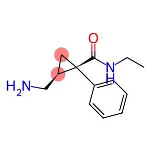 Cyclopropanecarboxamide, 2-(aminomethyl)-N-ethyl-1-phenyl-, (1R,2S)-rel-