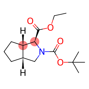 Cyclopenta[c]pyrrole-1,2(1H)-dicarboxylic acid, hexahydro-, 2-(1,1-dimethylethyl) 1-ethyl ester, (1S,3aR,6aS)-