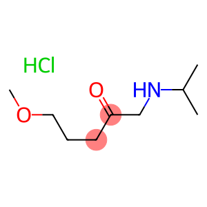 2-Pentanone,5-methoxy-1-[(1-methylethyl)amino]-, hydrochloride (1:1)