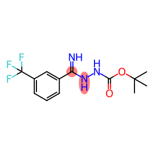 N'-[1-Amino-1-(3-(trifluoromethyl)phenyl)methylide ne]hydrazinecarboxylic acid tert-butyl ester