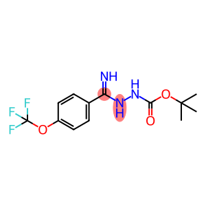 tert-butyl N-[(Z)-[amino-[4-(trifluoromethoxy)phenyl]methylidene]amino]carbamate
