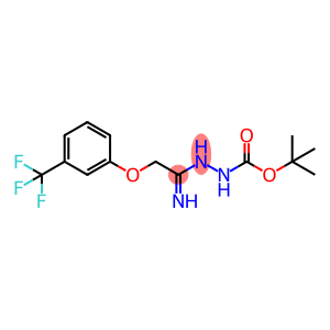 N'-[1-Amino-2-(3-(trifluoromethyl)phenoxy)ethylide ne]hydrazinecarboxylic acid tert-butyl ester