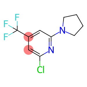 2-Chloro-6-pyrrolidin-1'-yl-4-(trifluoromethyl)-pyridine