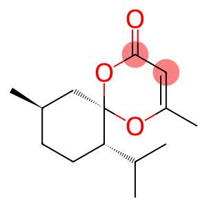 (6R)-(-)-4,10-DIMETHYL-7-ISOPROPYL-1,5-DIOXASPIRO[5.5]UNDEC-3-EN-2-ON