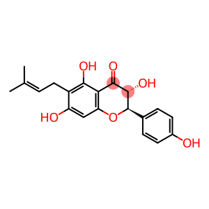 (2R)-2,3-Dihydro-3β,5,7-trihydroxy-2α-(4-hydroxyphenyl)-6-(3-methyl-2-butenyl)-4H-1-benzopyran-4-one