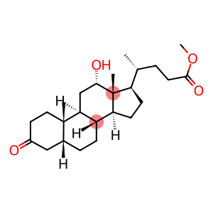 methyl 12alpha-hydroxy-3-oxo-5beta-cholan-24-oate