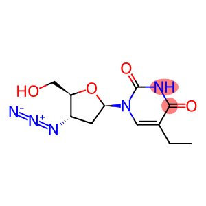 Uridine,3'-azido-2',3'-dideoxy-5-ethyl-