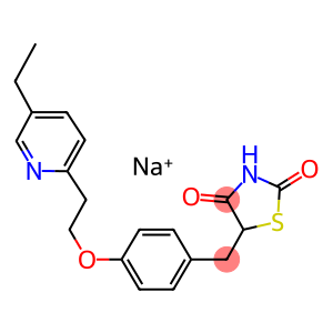 5-[4-[2-(5-乙基-2-吡啶基)乙氧基]苄基]-2,4-噻唑烷二酮