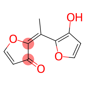 2-(1-(3-hydroxy-2-furanyl)ethylidene)-(2H)-furan-3-one