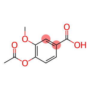 4-acetoxy-3-methoxybenzoic acid