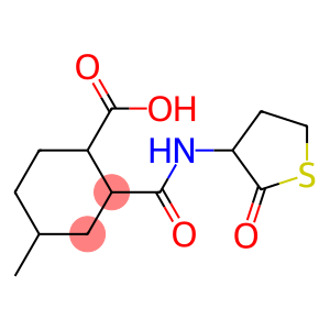 Cyclohexanecarboxylicacid, 4-methyl-2-[[(tetrahydro-2-oxo-3-thienyl)amino]carbonyl]-