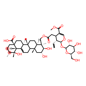 24-[[[(2S,3R,4S)-3-Ethenyl-2-(β-D-glucopyranosyloxy)-3,4-dihydro-5-(methoxycarbonyl)-2H-pyran-4-yl]acetyl]oxy]-2α,3β,19-trihydroxyurs-12-en-28-oic acid