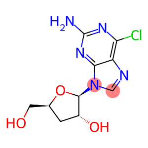 2-Amino-6-chloro-9-(3-deoxy-beta-D-ribofuanosyl)-9H-purine