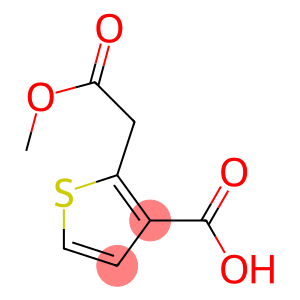 2-(2-methoxy-2-oxoethyl)thiophene-3-carboxylic acid