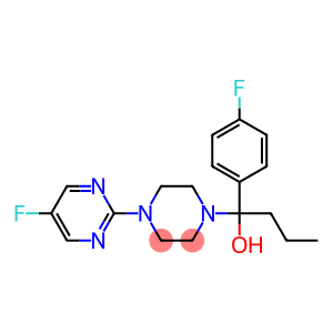 alpha-(4-fluorophenyl)-4-(5-fluoro-2-pyrimidinyl)-1-piperazine butanol