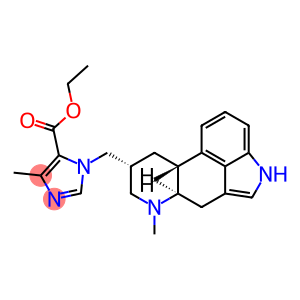 1H-Imidazole-5-carboxylic acid, 4-methyl-1-[[(8β)-6-methylergolin-8-yl]methyl]-, ethyl ester (9CI)