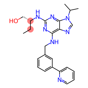 (R)-2-((9-Isopropyl-6-((3-(pyridin-2-yl)benzyl)-amino)-9H-purin-2-yl)amino)butan-1-ol