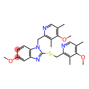 1-[(4-Methoxy-3,5-diMethyl-2-pyridinyl)Methyl]-6-Methoxy-2-[[(4-Methoxy-3,5-diMethyl-2-pyridinyl)Methyl]thio]-1H-benziMidazole