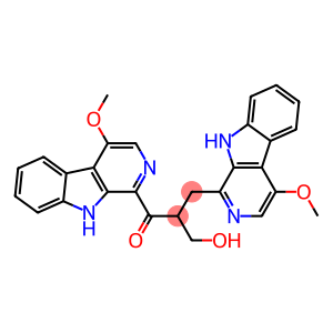 2-[(4-Methoxy-β-carbolin-1-yl)carbonyl]3-(4-methoxy-β-carbolin-1-yl)propan-1-ol