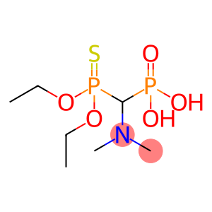 Phosphonic acid, [(diethoxyphosphinothioyl)(dimethylamino)methyl]- (9CI)