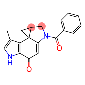 Cyclopropa[c]pyrrolo[3,2-e]indol-4(5H)-one, 2-benzoyl-1,2,8,8a-tetrahydro-7-methyl-