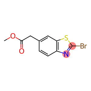 6-Benzothiazoleacetic acid, 2-bromo-, methyl ester