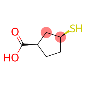 Cyclopentanecarboxylic acid, 3-mercapto-, cis- (9CI)