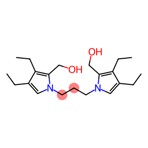 1H-Pyrrole-2-methanol, 1,1'-(1,3-propanediyl)bis[3,4-diethyl-