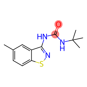 Urea, N-(1,1-dimethylethyl)-N'-(5-methyl-1,2-benzisothiazol-3-yl)-