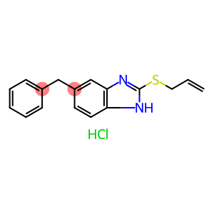 1H-Benzimidazole, 6-(phenylmethyl)-2-(2-propen-1-ylthio)-, hydrochloride (1:1)