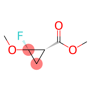 Cyclopropanecarboxylic acid, 2-fluoro-2-methoxy-, methyl ester, trans- (9CI)