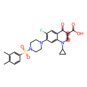 3-Quinolinecarboxylic acid, 1-cyclopropyl-7-[4-[(3,4-diMethylphenyl)sulfonyl]-1-piperazinyl]-6-fluoro-1,4-dihydro-4-oxo-