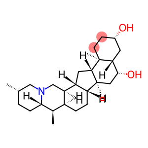 Cevane-3,6-diol, (3β,5α,6β,17β,22β,25α)- (9CI)