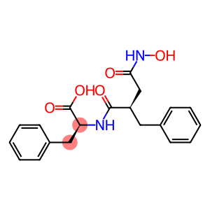 3-(N-hydroxycarboxamido-2-benzylpropanoyl)phenylalanine