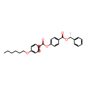 Benzoic acid, 4-(hexyloxy)-, 4-[[(1R)-1-phenylethoxy]carbonyl]phenyl ester