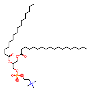 2-(palmitoyloxy)-3-(stearoyloxy)propyl 2-(trimethylammonio)ethyl phosphate