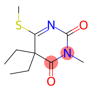 5,5-diethyl-3-methyl-6-methylsulfanyl-pyrimidine-2,4-dione