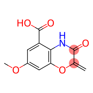 3,4-dihydro-7-methoxy-2-methylene-3-oxo-2H-1,4-benzoxazine-5-carboxylic acid