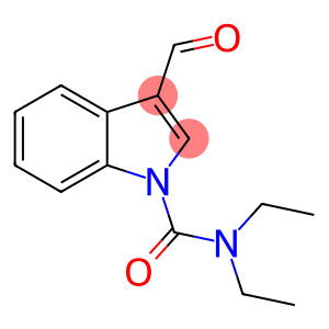 1-diethylcarbamoyl-3-formylindole