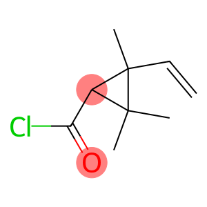 Cyclopropanecarbonyl chloride, 2-ethenyl-2,3,3-trimethyl- (9CI)