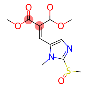 [[1-Methyl-2-(methylsulfinyl)-1H-imidazol-5-yl]methylene]propanedioic acid dimethyl ester