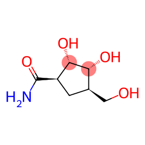 Cyclopentanecarboxamide, 2,3-dihydroxy-4-(hydroxymethyl)-, (1-alpha-,2-ba-,3-ba-,4-alpha-)- (9CI)