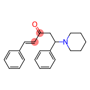 1-Penten-3-one,1,5-diphenyl-5-(1-piperidinyl)-