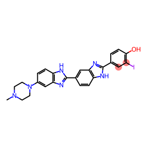 2-(2-(3-iodo-4-hydroxyphenyl)-6-benzimidazolyl)-6-(1-methyl-4-piperazyl)benzimidazole