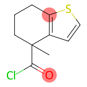 Benzo[b]thiophene-4-carbonyl chloride, 4,5,6,7-tetrahydro-4-methyl- (9CI)